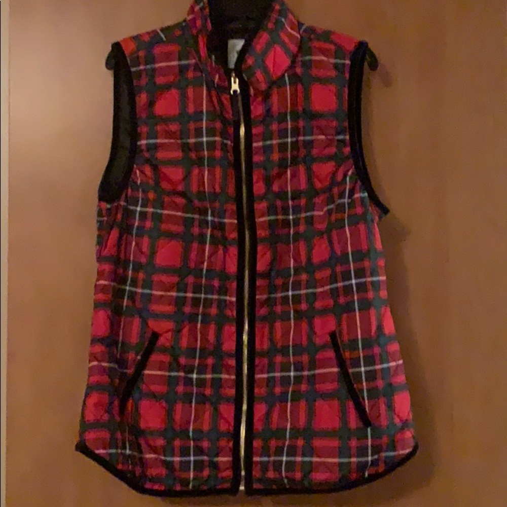 Plaid Vest